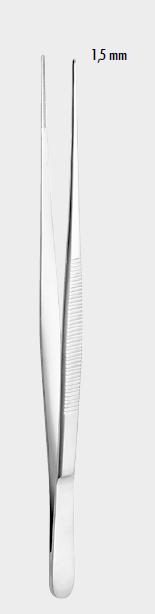 Пінцет ДЕ БЕЙКІ-ДІТРІХА (DE BAKEY DIETHR), 1,5 мм (mm), 20 см (cm)